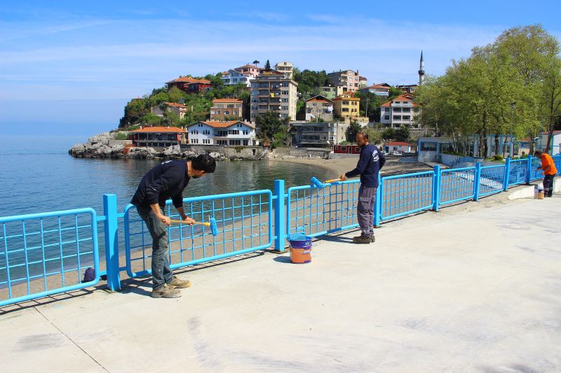Karadeniz'in İncisi Kapuz Plajında Yaz Sezonu Hazırlıkları Başladı