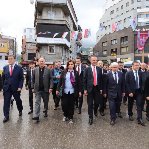 Başkanımız Dr.Ömer Selim ALAN, 19 Mayıs Gençlik Yürüyüşü ve Çelenk Koyma Törenine Katıldı