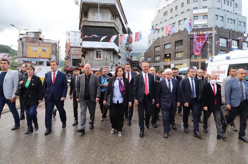 Başkanımız Dr.Ömer Selim ALAN, 19 Mayıs Gençlik Yürüyüşü ve Çelenk Koyma Törenine Katıldı