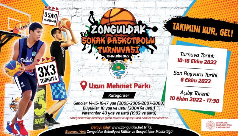 Takımını Kur, Sokak Basketbolu Turnuvasında Yerini Al!