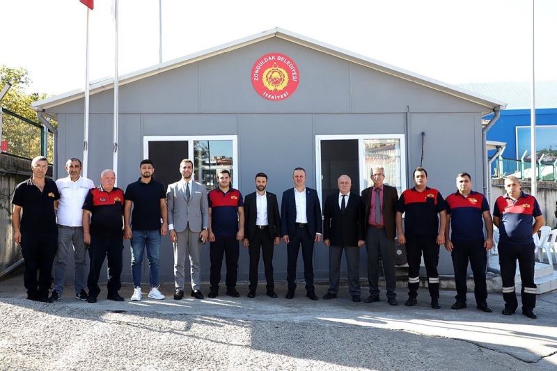 Başkanımız Dr.Ömer Selim ALAN,  Çarşı İtfaiye İstasyonu'nu Ziyaret Etti