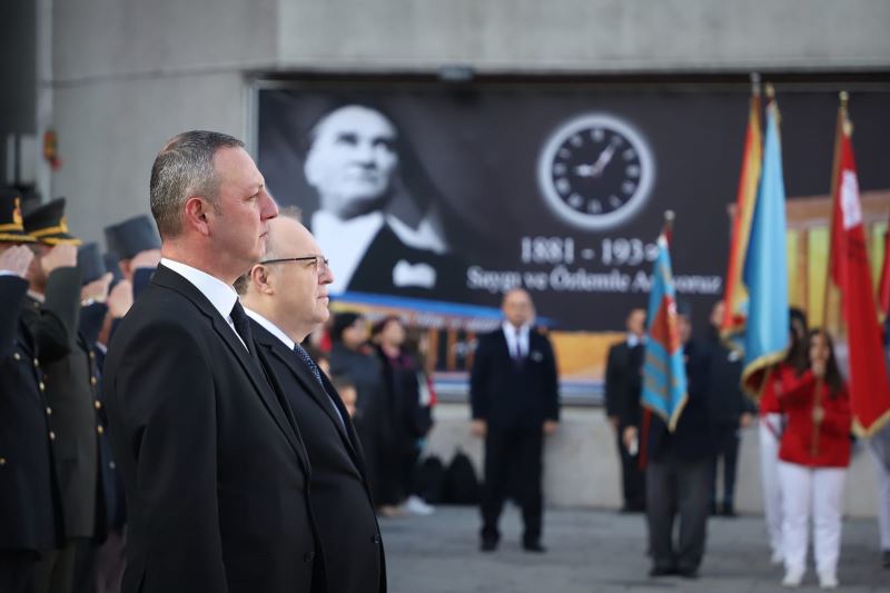 Başkanımız Dr.Ömer Selim ALAN, Atatürk'ü Anma Günü Törenine Katıldı