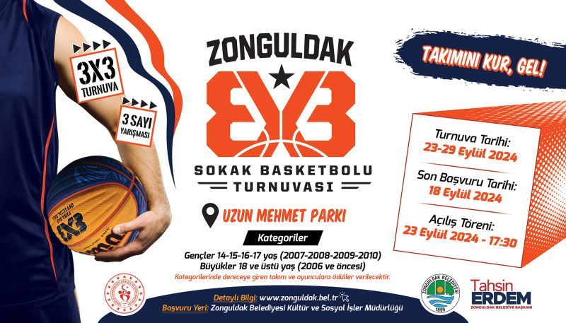 Takımını Kur, 2024 3x3 Sokak Basketbol Turnuvasında Yerini Al!