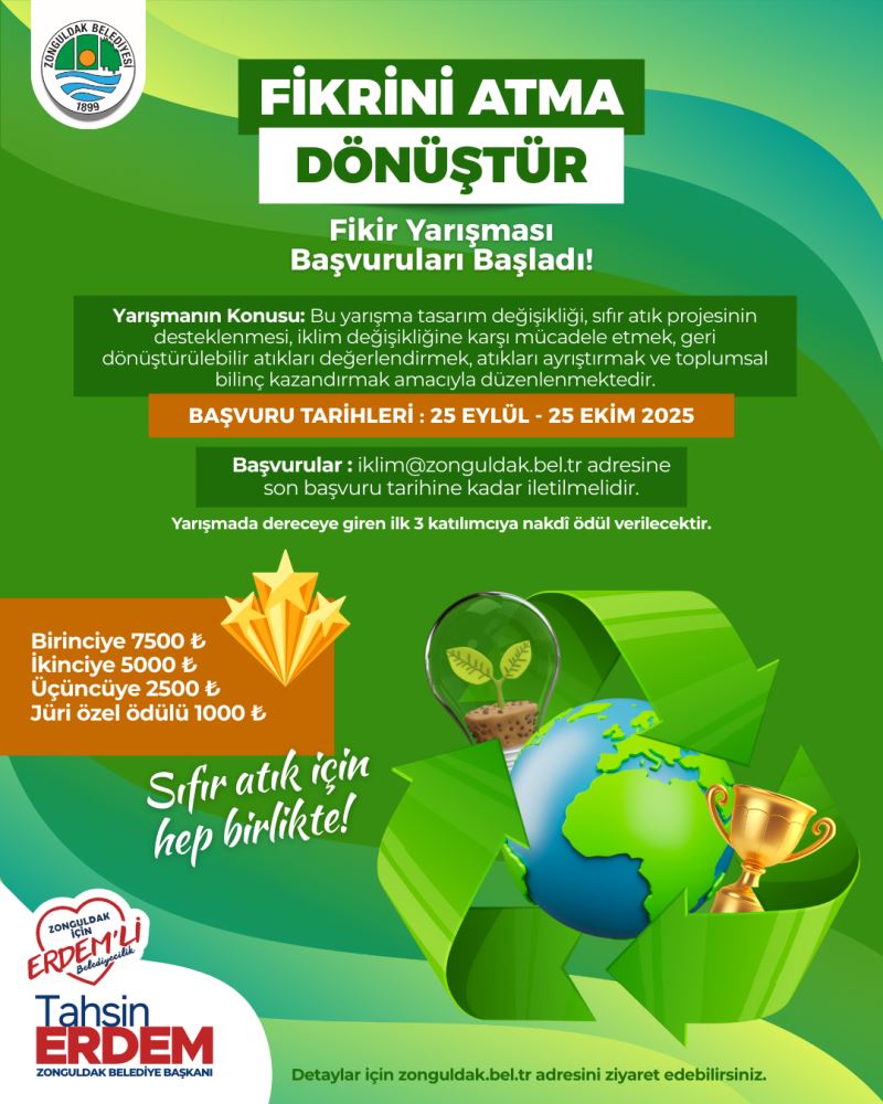 Fikrini Atma Dönüştür Yarışması Duyurusu