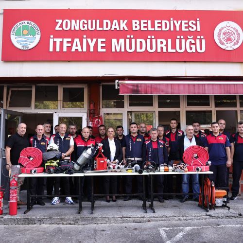 Zonguldak Belediyesi’nde İtfaiye Haftası Kutlaması