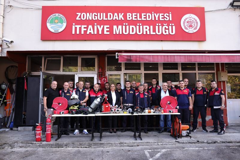 Zonguldak Belediyesi’nde İtfaiye Haftası Kutlaması