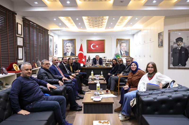 Fransız Heyetinden Başkanımız Sn.Tahsin Erdem’e Ziyaret