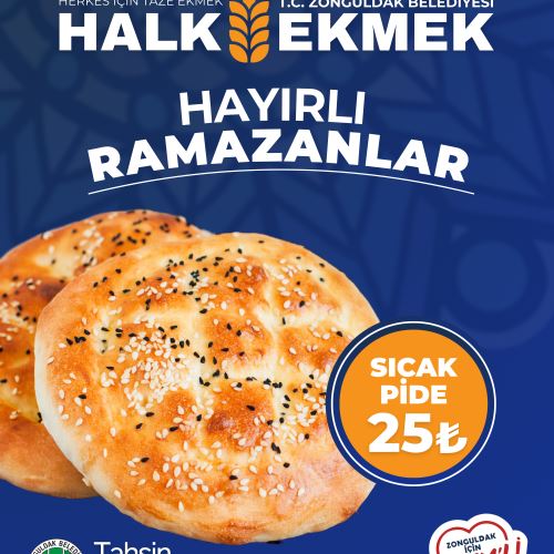 Halk Ekmek Büfelerinde Ramazan Pidesi Müjdesi