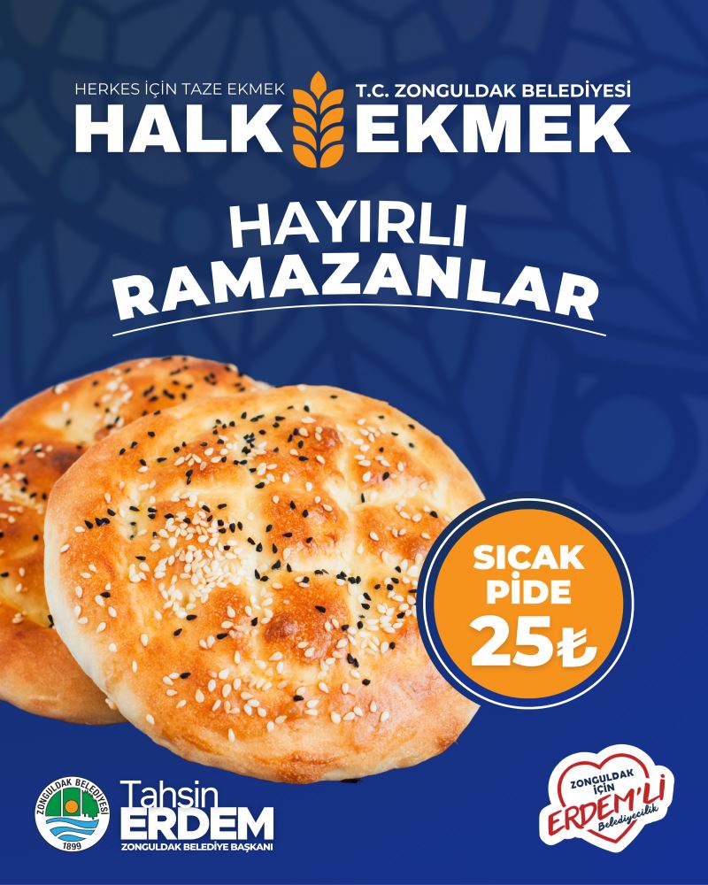Halk Ekmek Büfelerinde Ramazan Pidesi Müjdesi