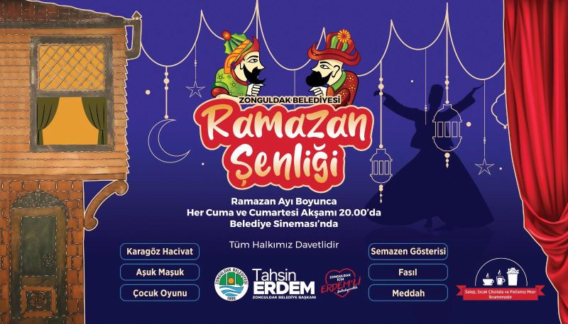 Ramazan Akşamları Belediye Sineması’nda Şenlik Havasında Geçecek