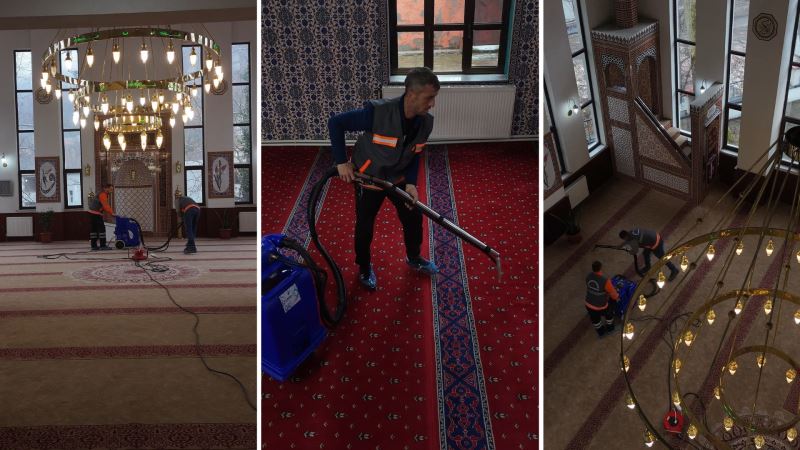 Ramazan Ayında Camilerimizde Temizlik Çalışmalarımızı Başlattık