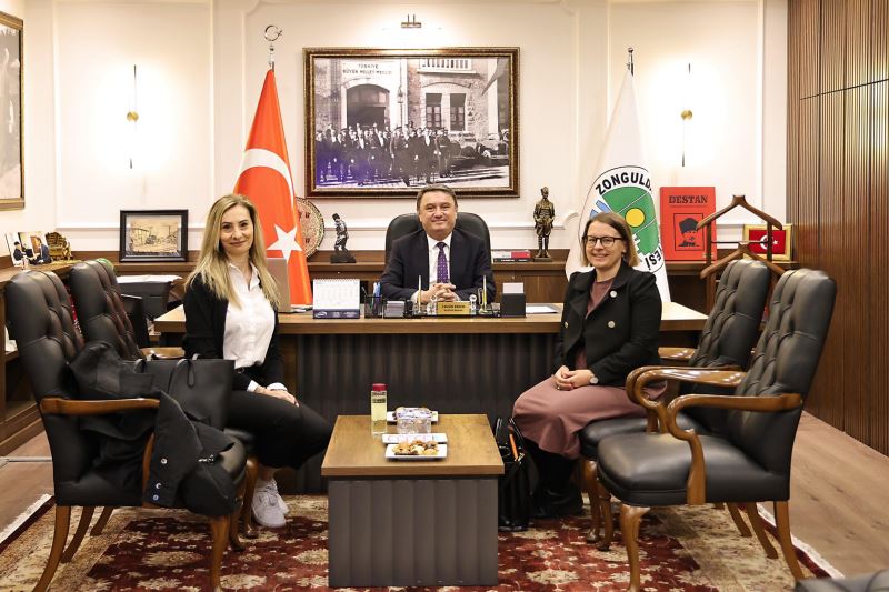 Almanya'nın Ankara Büyükelçiliği’nden Başkatip Nicole Gonsior'dan Başkan Erdem'e Ziyaret