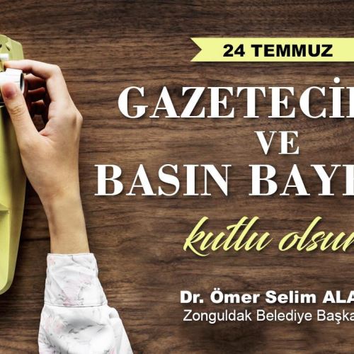 Başkanımız Dr. Ömer Selim ALAN Gazeteciler ve Basın Bayramı'nı Kutladı