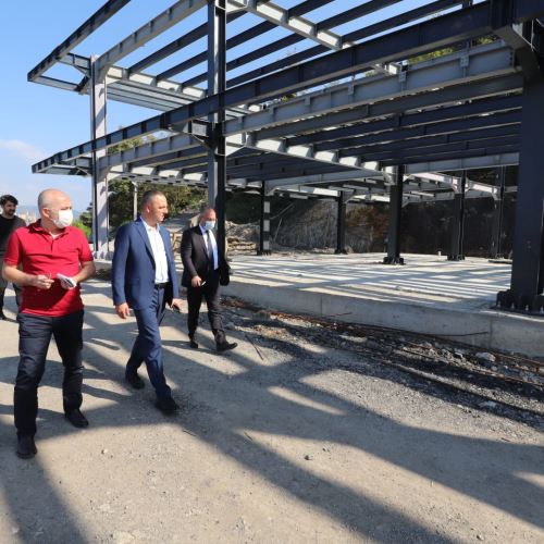 Başkanımız Dr.Ömer Selim ALAN, Yapımı Devam Eden 'Engelsiz Yaşam Merkezi'nde İncelemede Bulundu