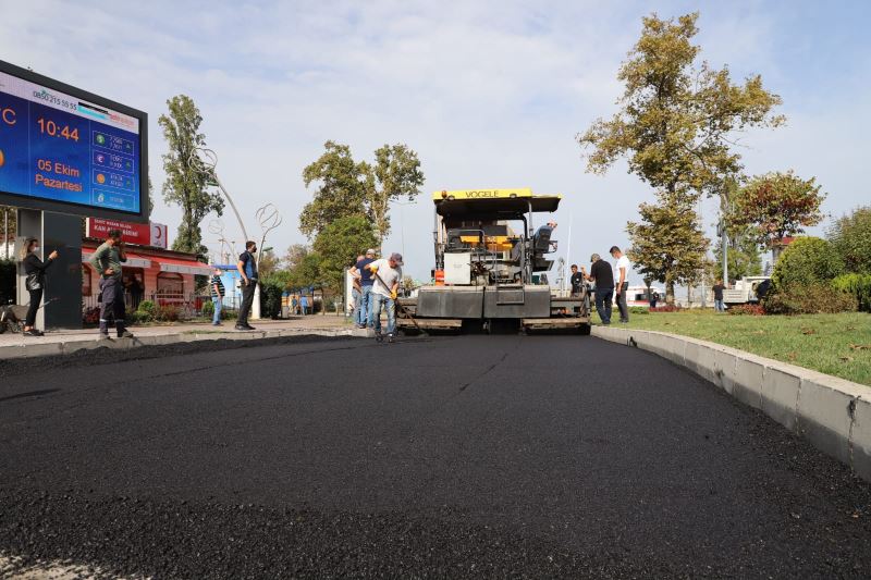 Sıcak Asfalt Kaplamasına Milli Egemenlik Caddesi'nde Başladık