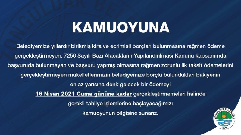 Kamuoyunun Bilgisine
